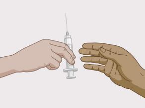 Wijzen van soa-besmetting: materiaal voor injecties delen
