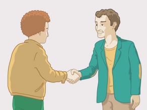 You cannot get HIV by shaking the hand of a person who is HIV-positive.