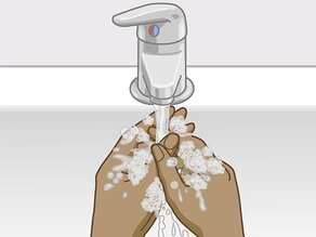  Измийте ръцете си.